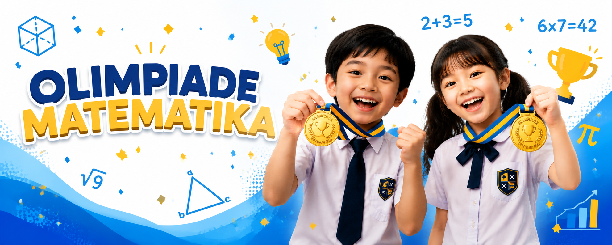 Siswa Yohanna Math meraih medali Olimpiade Matematika